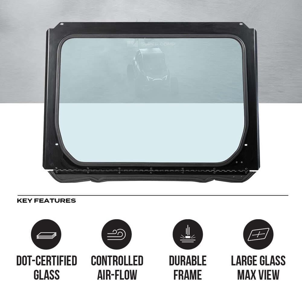 Super Comp Polaris RZR Pro R Front Windshield