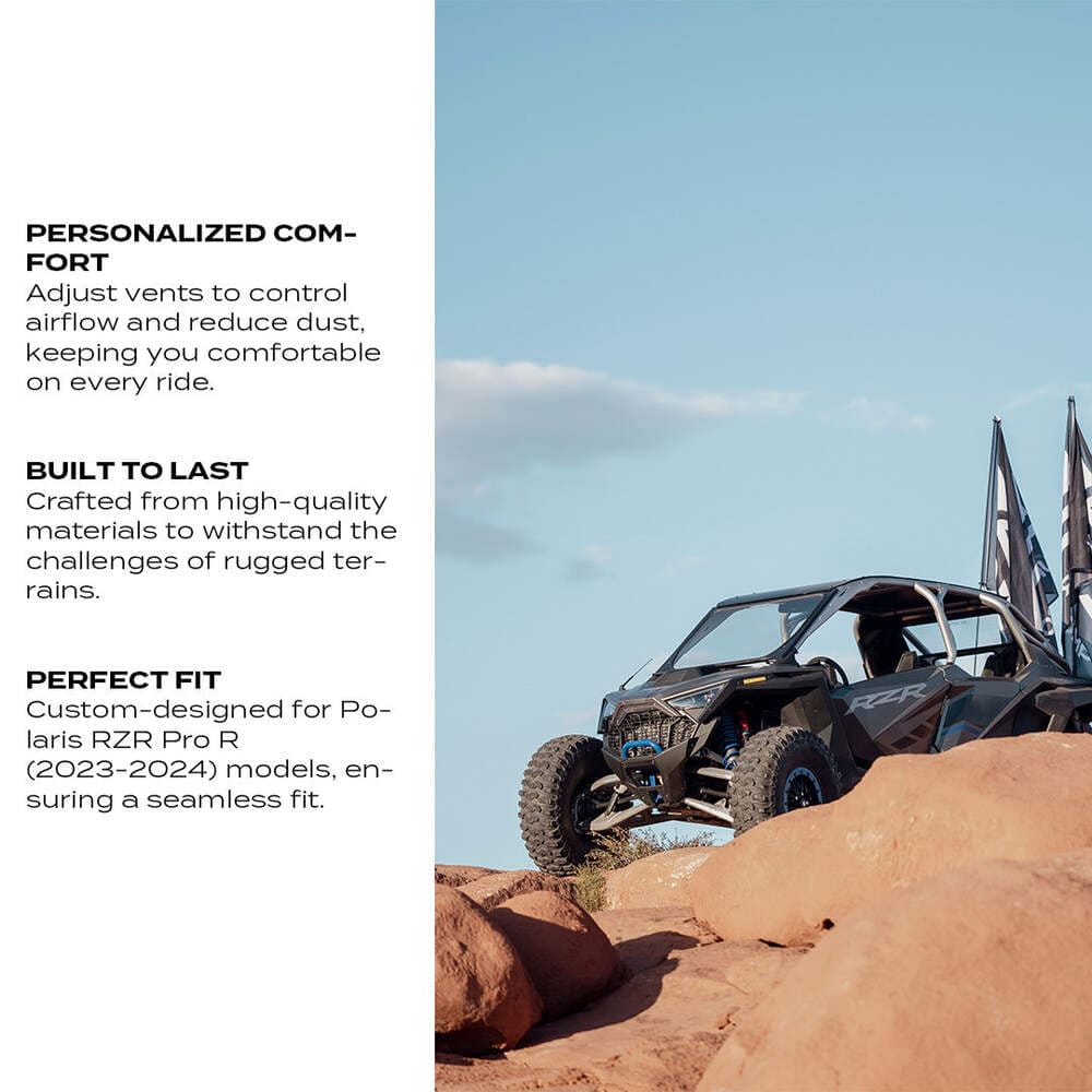 Super Comp Polaris RZR Pro R Front Windshield