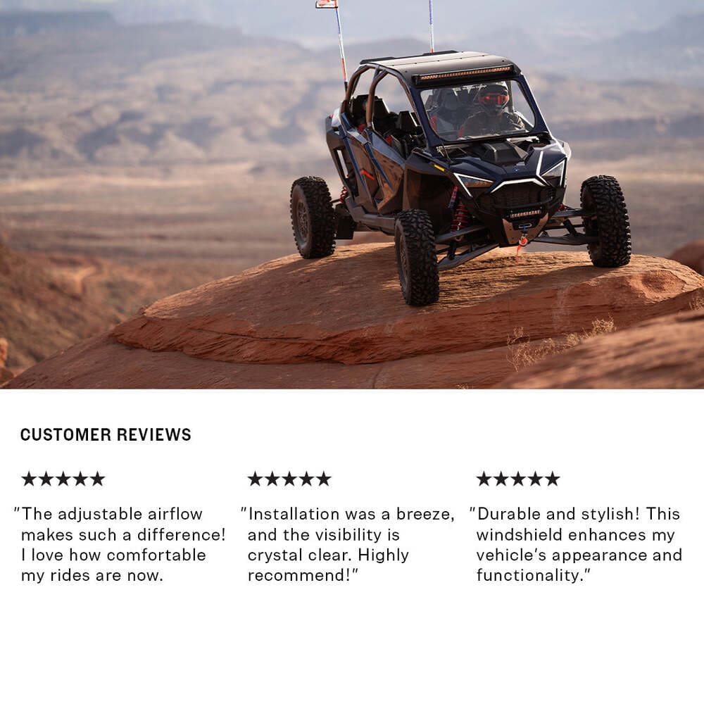Super Comp Polaris RZR Pro R Front Windshield