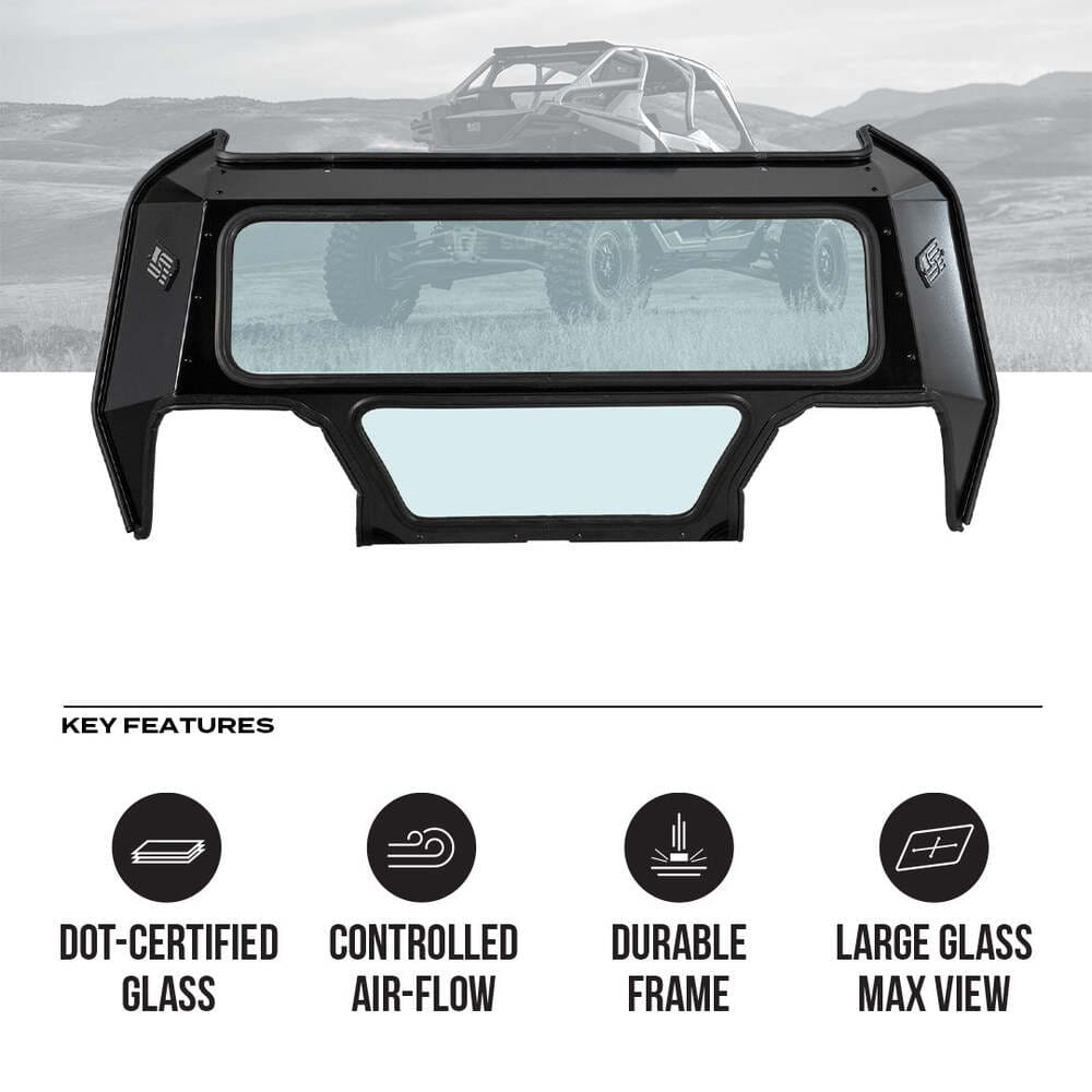 Super Comp Polaris RZR Pro R Rear Windshield