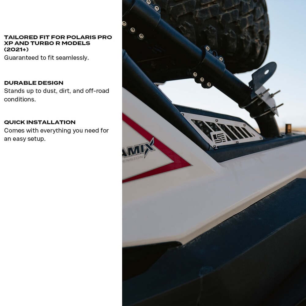 Super Comp Polaris RZR Pro XP Turbo R Clutch Intake Vents