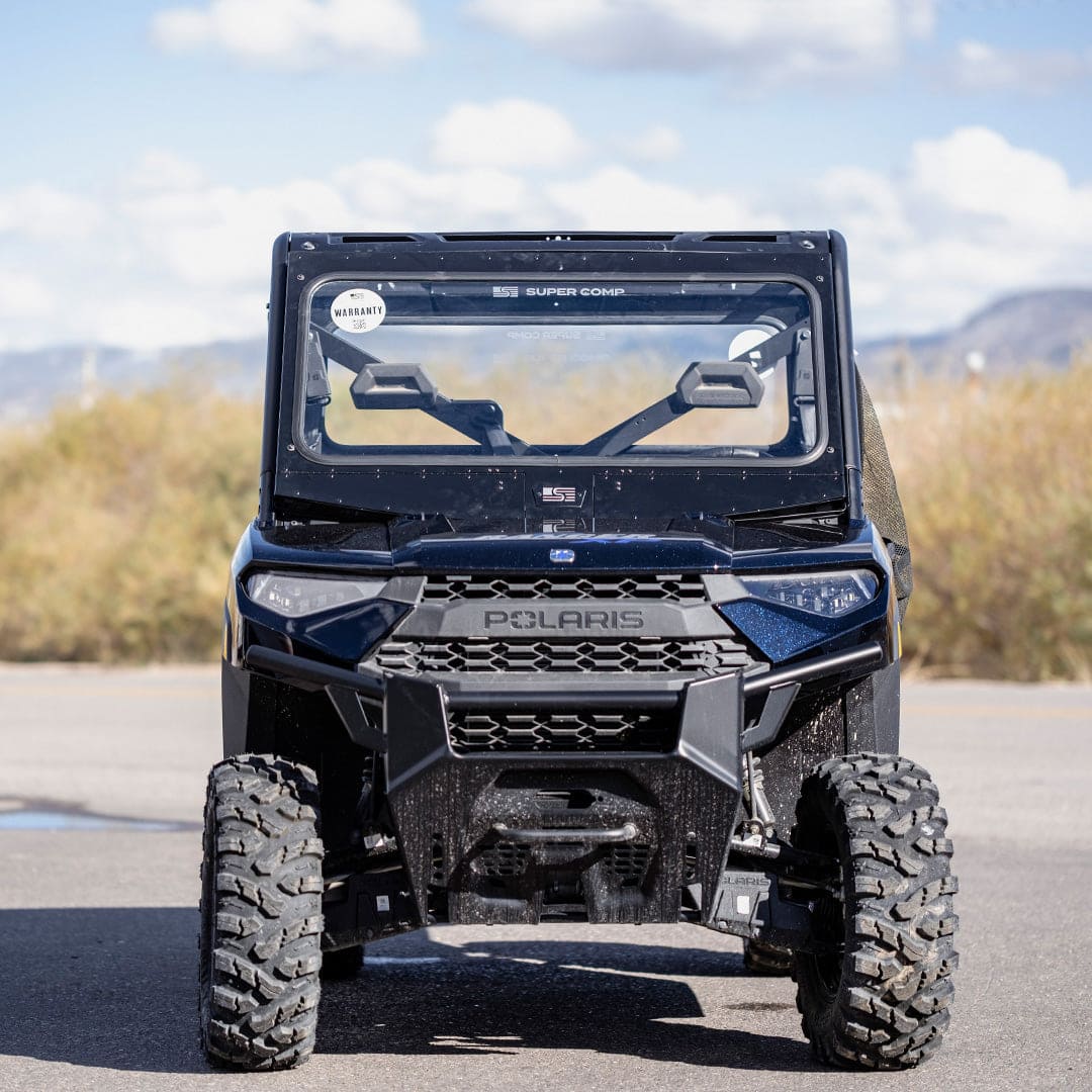 Super Comp Polaris Ranger Front Vented Windshield