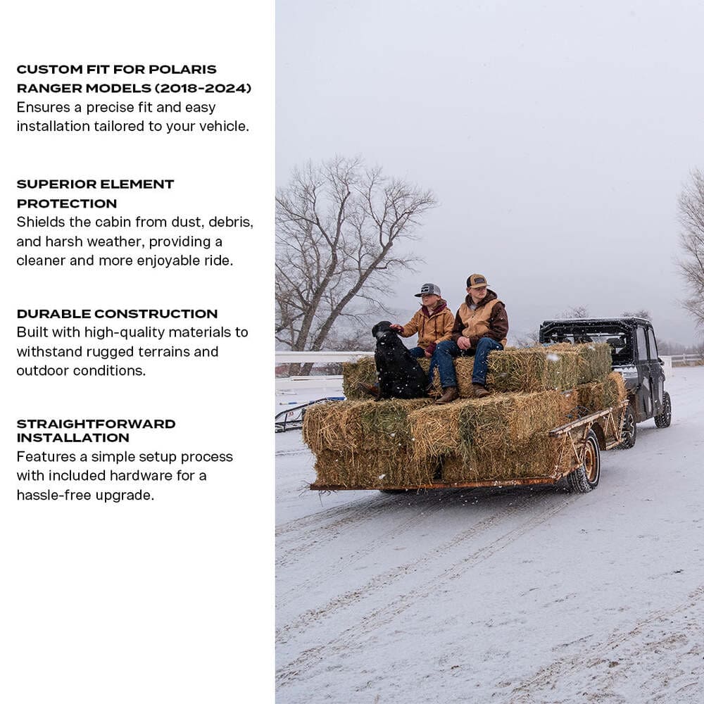 Super Comp Polaris Ranger Rear Windshield