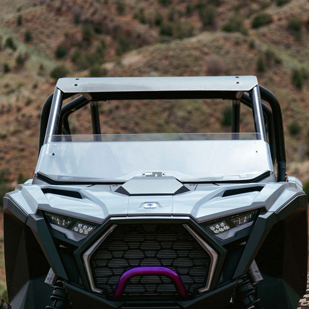 Super Comp Polaris RZR Pro R Polycarbonate Half Front Windshield