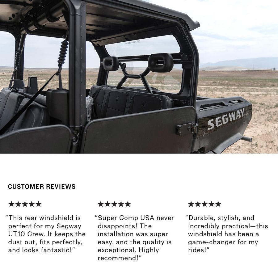 Super Comp Segway UT10 Crew Rear Windshield