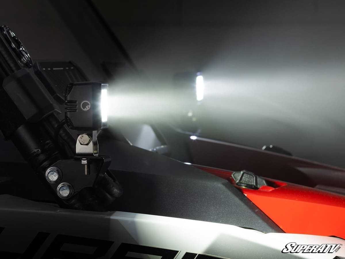 SuperATV '13+ Polaris Ranger Rear-Facing LED Cube Lights