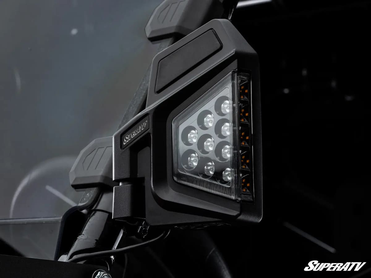 SuperATV '18+ Textron Dual Section Led Side View Mirrors