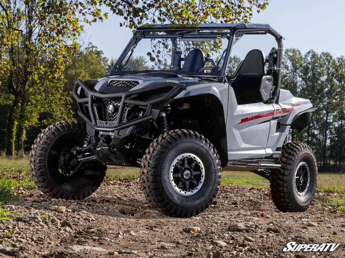 SuperATV 18+ Yamaha Wolverine X4 850 Scratch Resistant Flip Windshield