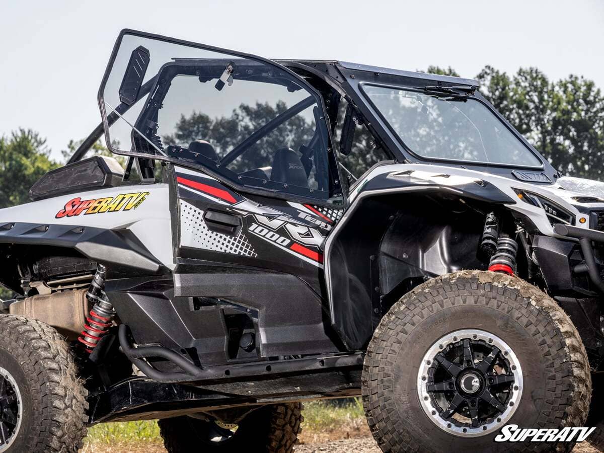 SuperATV '20+ Kawasaki Teryx KRX 1000 Hard Cab Enclosure Upper Doors