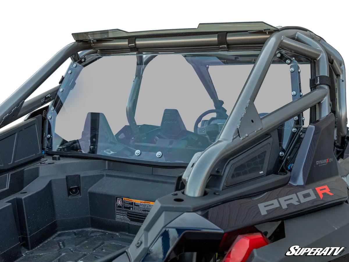 SuperATV '22+ Polaris RZR Pro R Rear Windshield