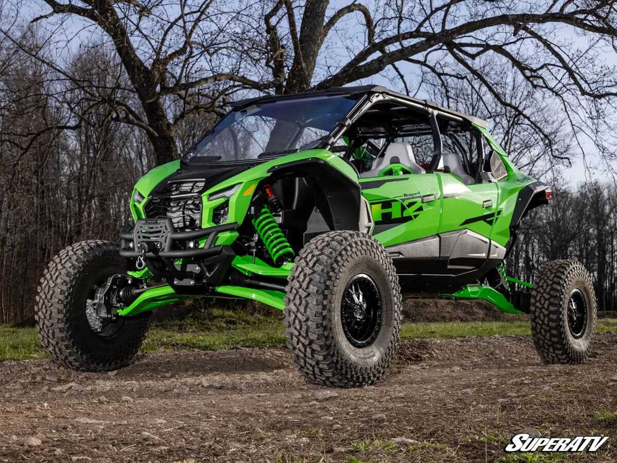 SuperATV '26+ Kawasaki Teryx 4 H2 Winch-Ready Front Bumper