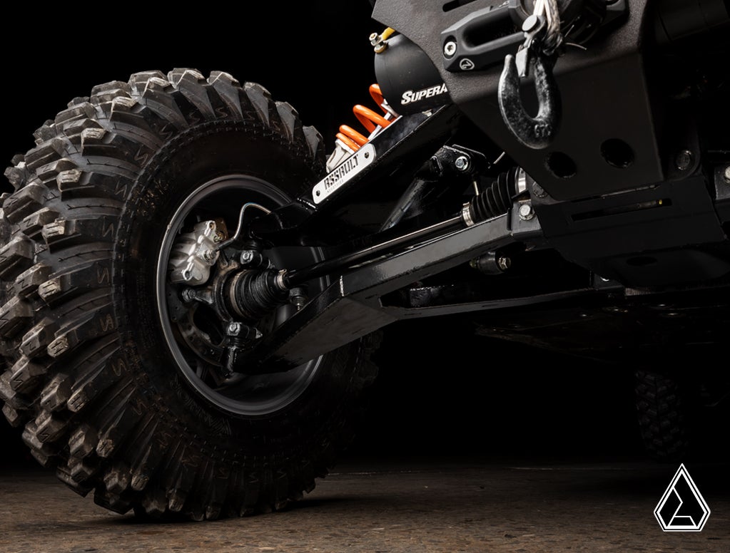 SuperATV Assault Industries Polaris RZR XP 1.5” High-Clearance Forward Offset Boxed A-Arms