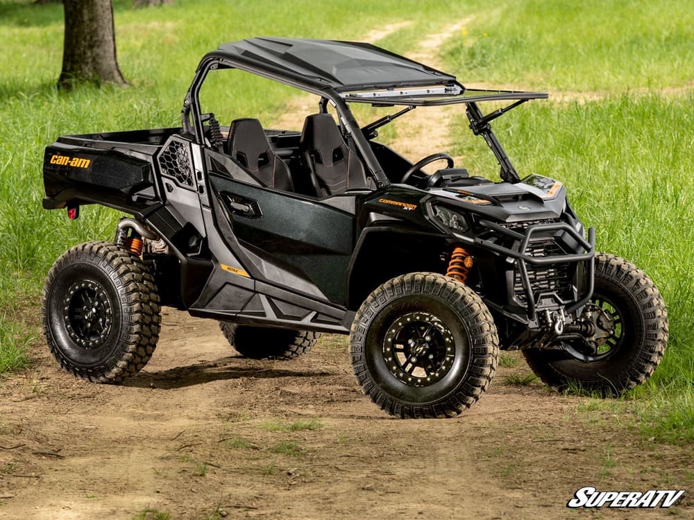 SuperATV Can-Am Commander Max Drive Power Flip Windshield