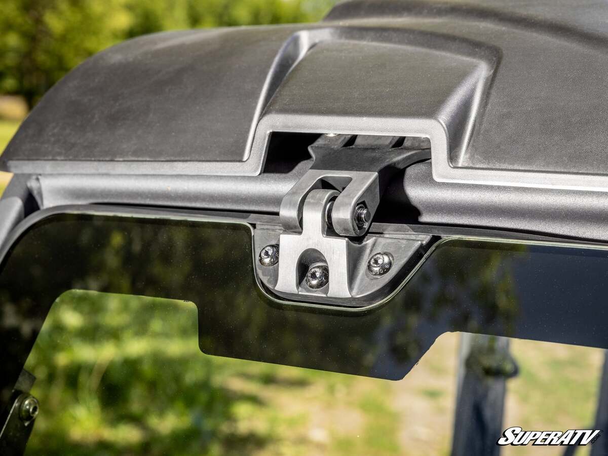 SuperATV Can-Am Defender Max Drive Power Flip Glass Windshield