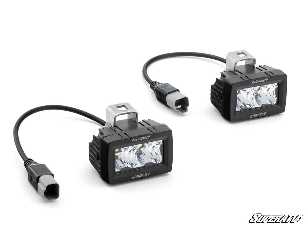 SuperATV Can-Am Defender Rear-Facing LED Cube Lights