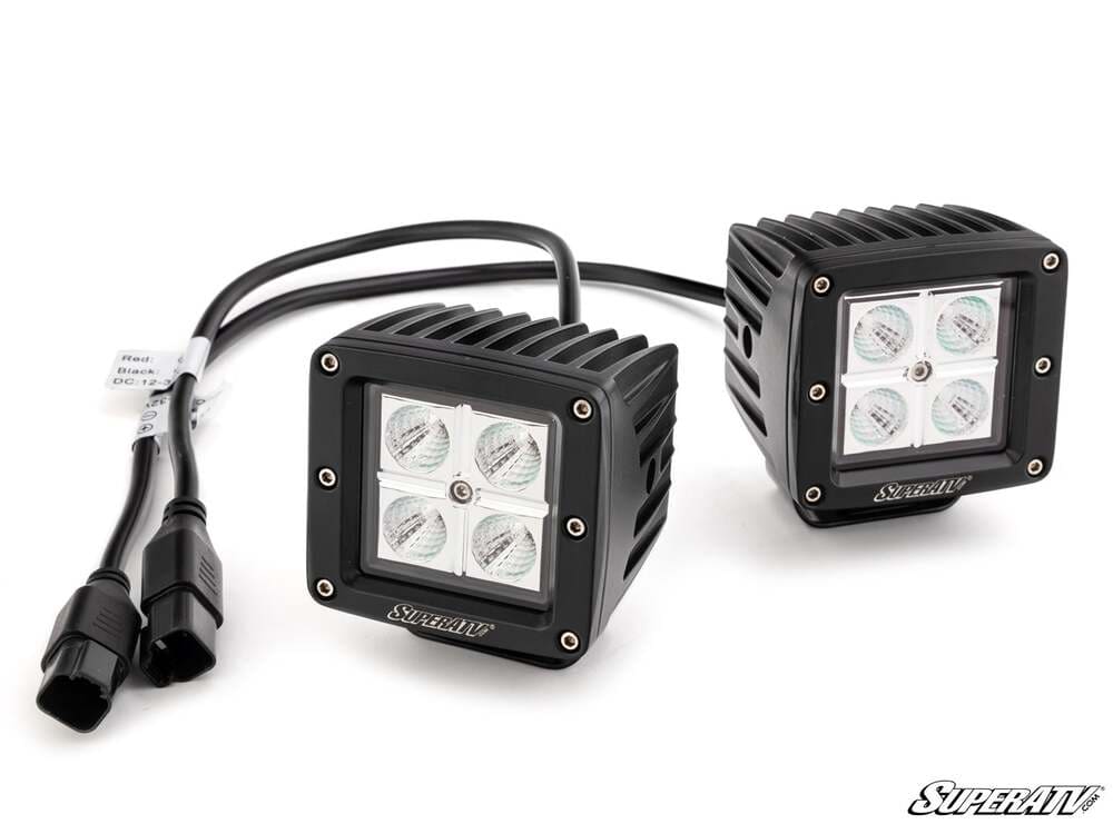SuperATV Can-Am Defender Rear-Facing LED Cube Lights