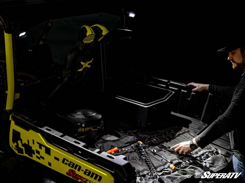 SuperATV Can-Am Defender Rear-Facing LED Cube Lights