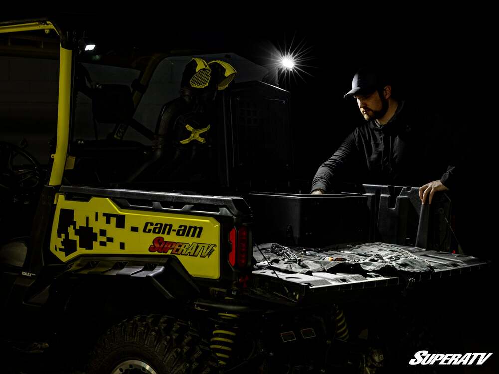 SuperATV Can-Am Defender Rear-Facing LED Cube Lights