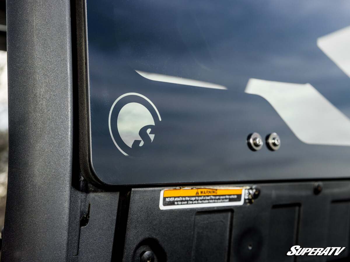 SuperATV Can-Am Defender Rear Glass Windshield