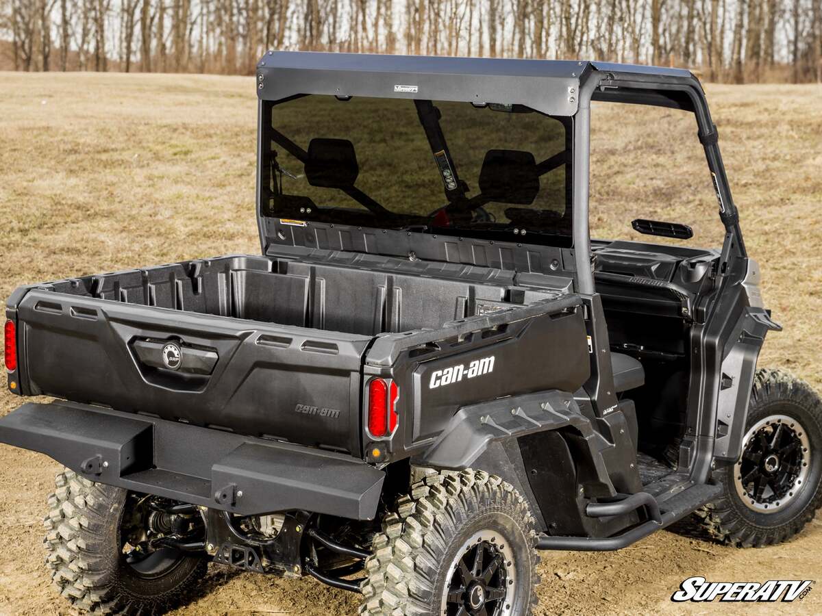 SuperATV Can-Am Defender Rear Glass Windshield