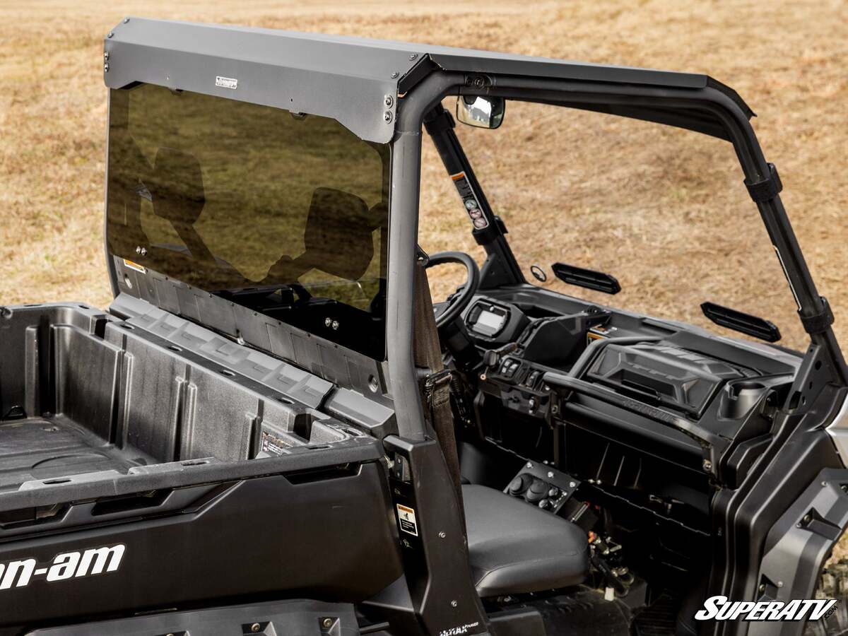 SuperATV Can-Am Defender Rear Glass Windshield