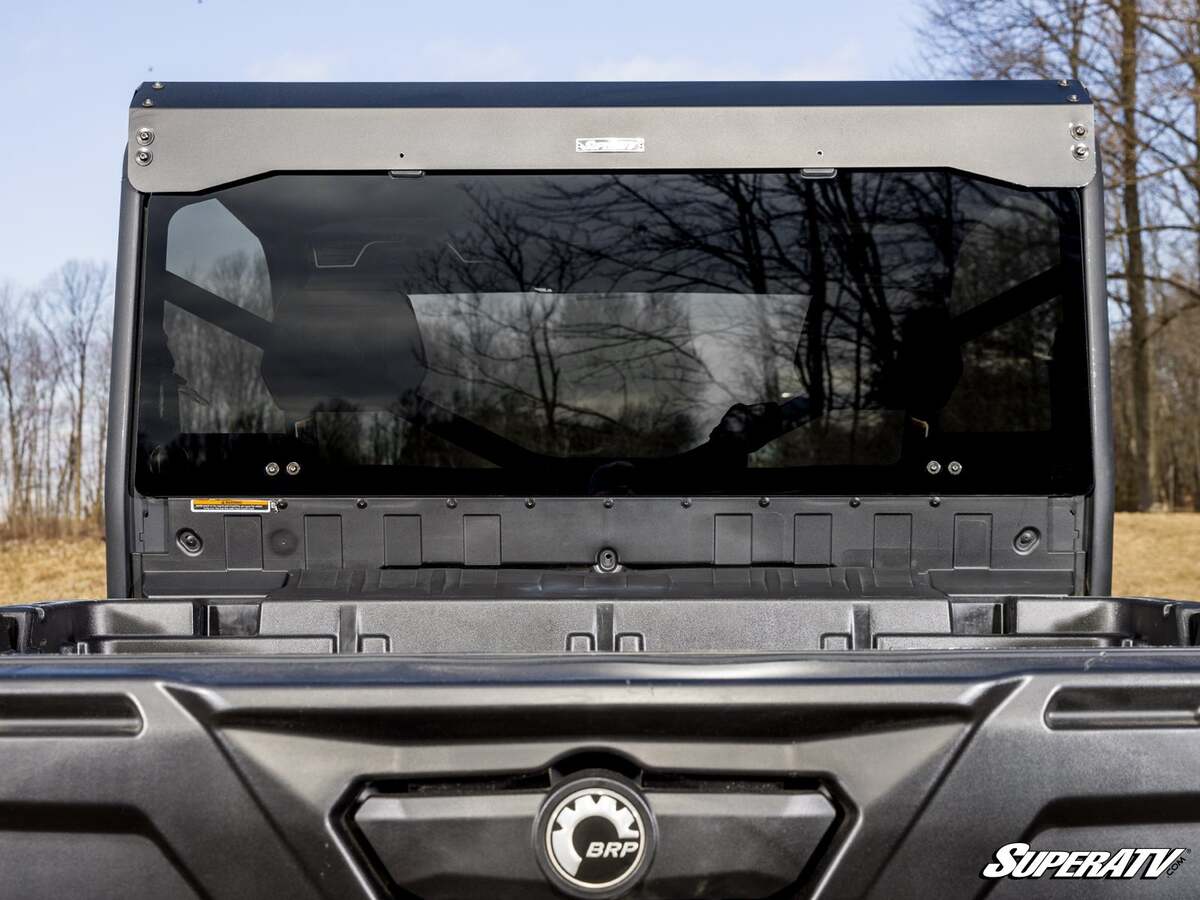 SuperATV Can-Am Defender Rear Glass Windshield