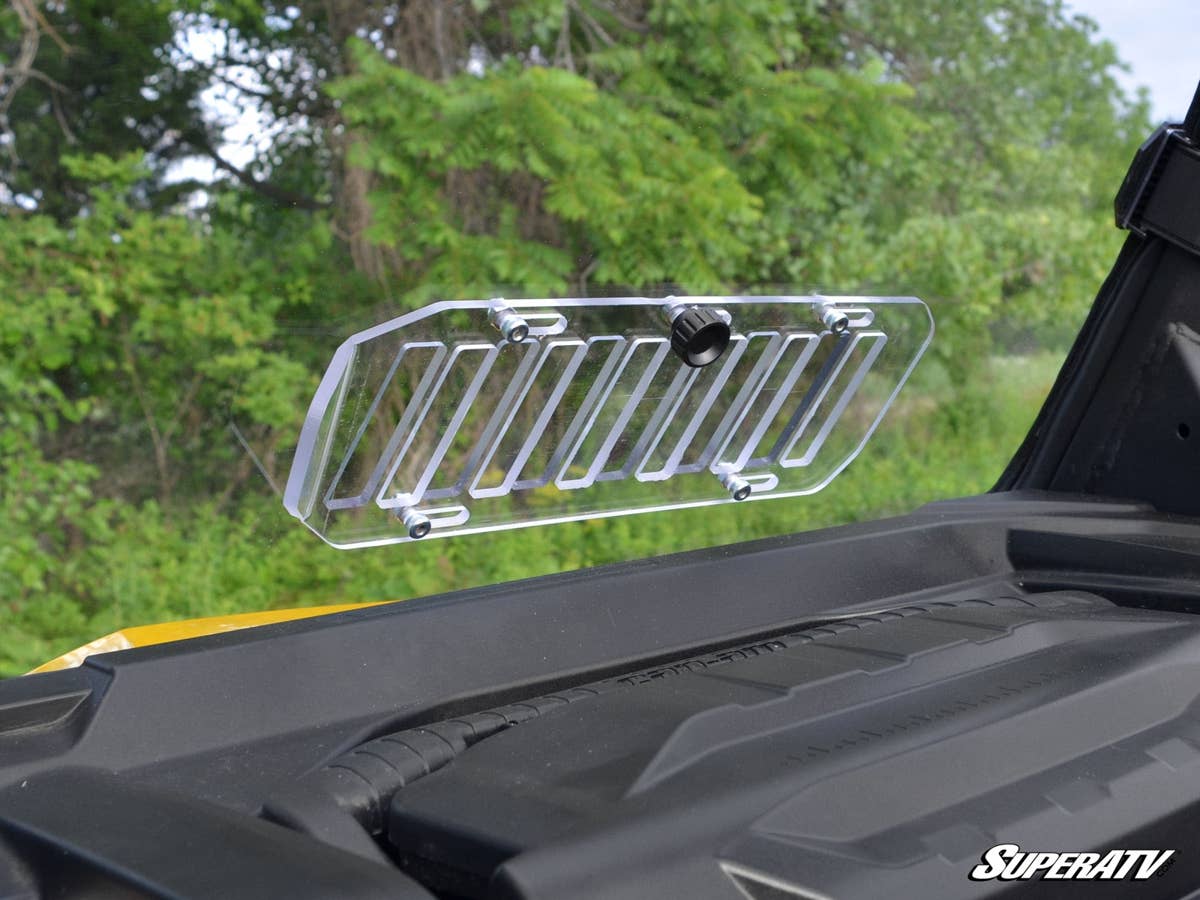 SuperATV Can-Am Defender Scratch Resistant Vented Full Windshield