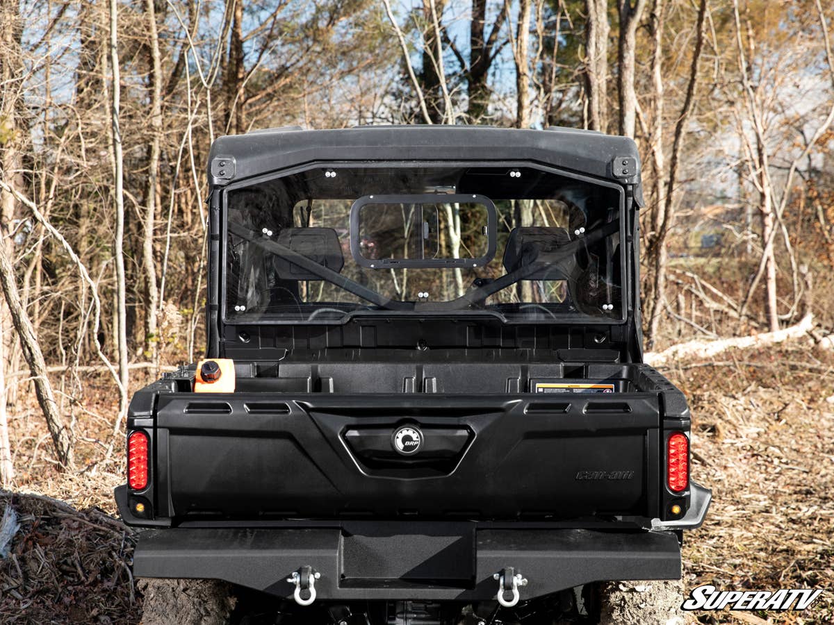 SuperATV Can-Am Defender Sliding Rear Windshield