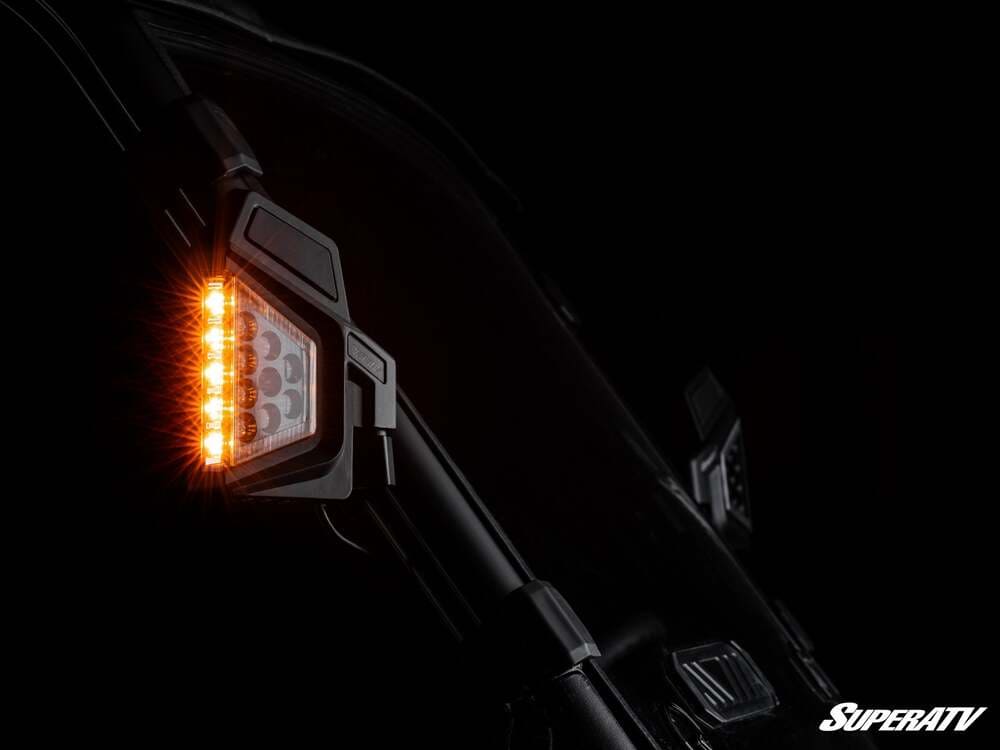SuperATV Can-Am Dual Section LED Side View Mirrors