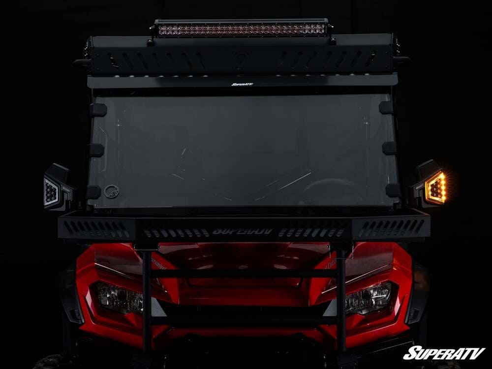 SuperATV CF Moto Dual Section LED Side View Mirrors