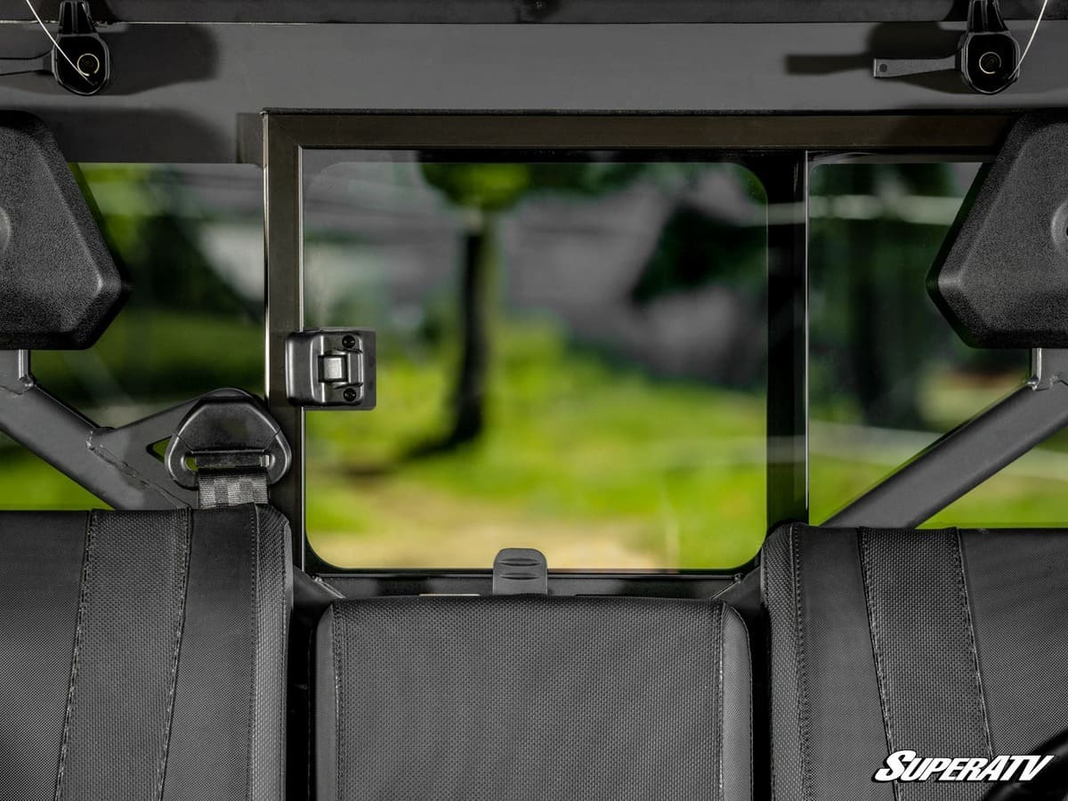 SuperATV CF Moto UForce 1000 Glass Sliding Rear Windshield