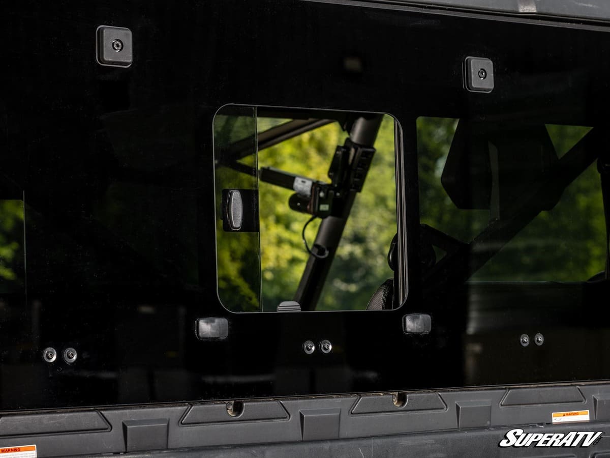 SuperATV CF Moto UForce 1000 Glass Sliding Rear Windshield