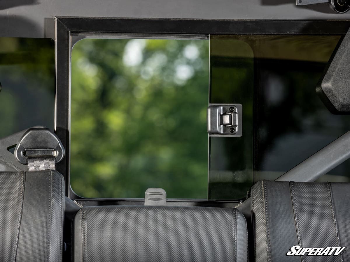 SuperATV CF Moto UForce 1000 Glass Sliding Rear Windshield