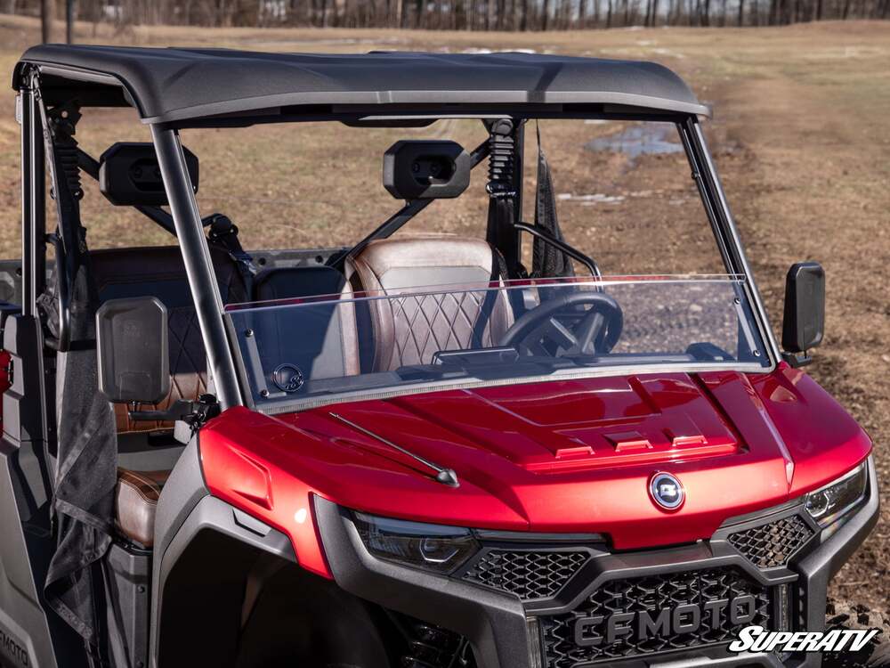 SuperATV CF Moto UForce U10 Pro Half Windshield