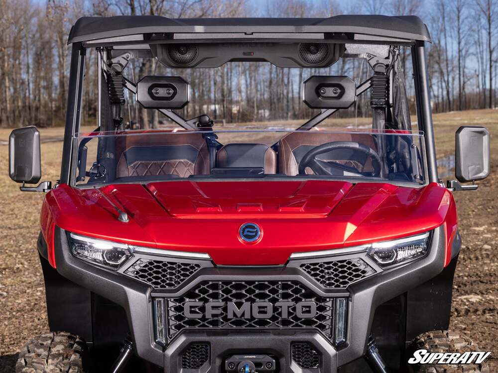 SuperATV CF Moto UForce U10 Pro Half Windshield