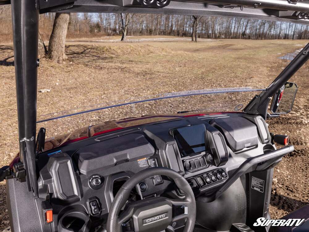 SuperATV CF Moto UForce U10 Pro Half Windshield