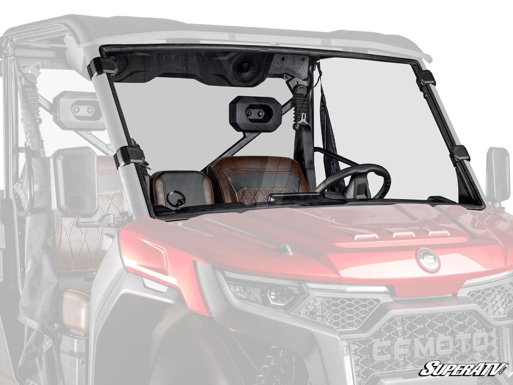 SuperATV CF Moto UForce U10 Pro Scratch-Resistant Full Windshield