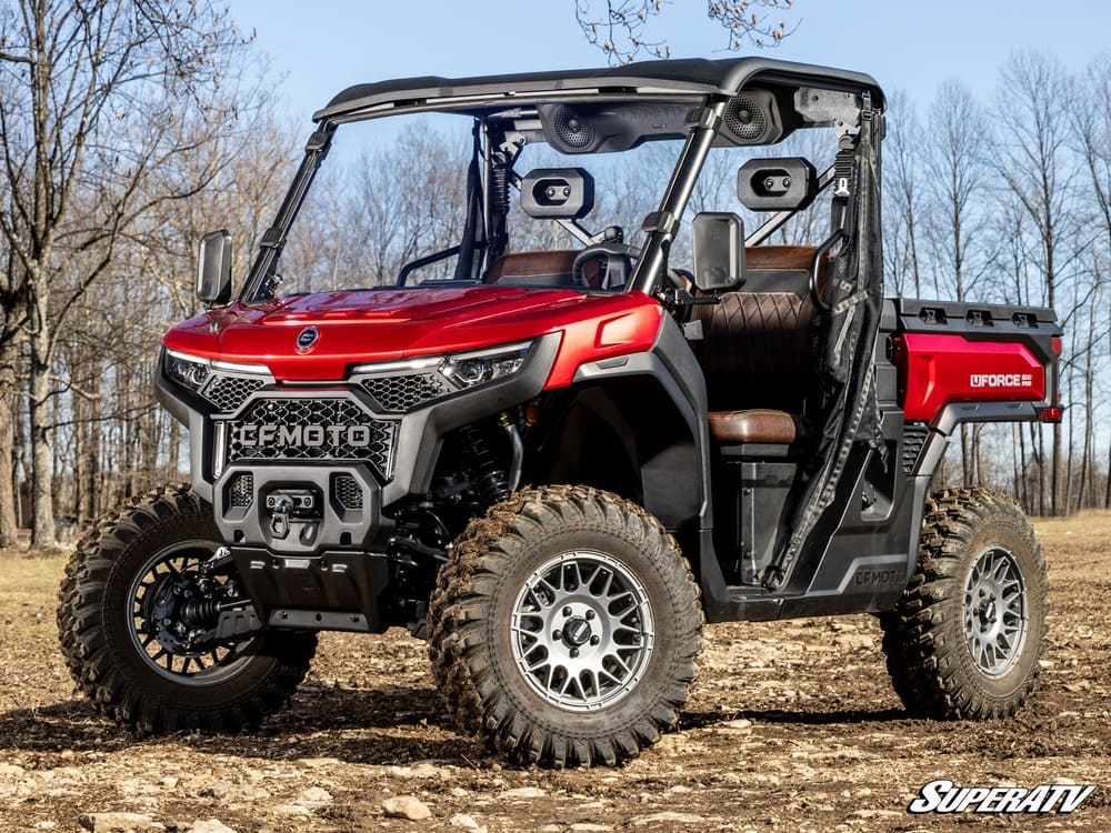 SuperATV CF Moto UForce U10 Pro Scratch-Resistant Full Windshield