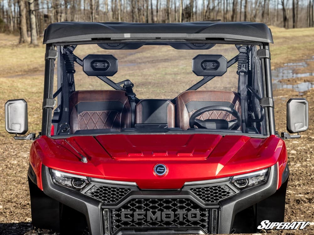 SuperATV CF Moto UForce U10 Pro Scratch-Resistant Full Windshield