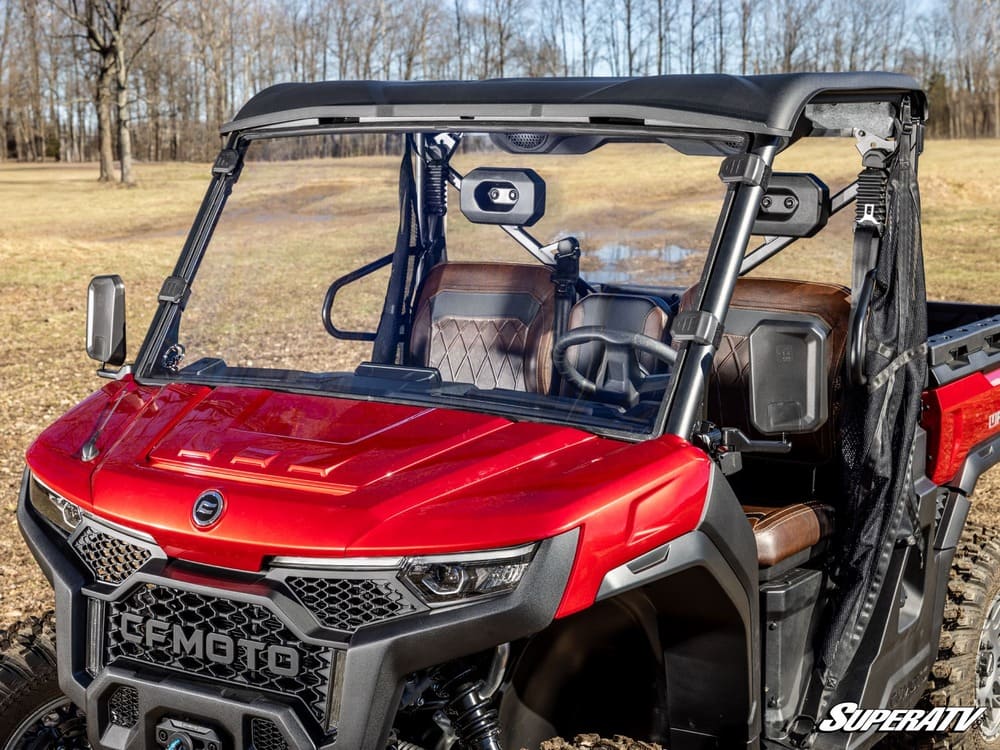 SuperATV CF Moto UForce U10 Pro Scratch-Resistant Full Windshield
