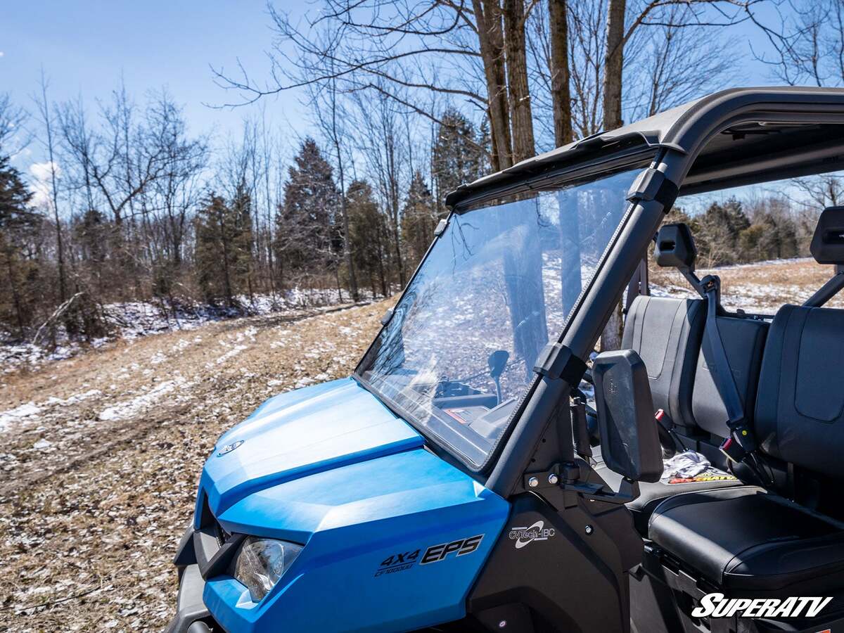 SuperATV Cfmoto Uforce 1000 Scratch Resistant Full Windshield