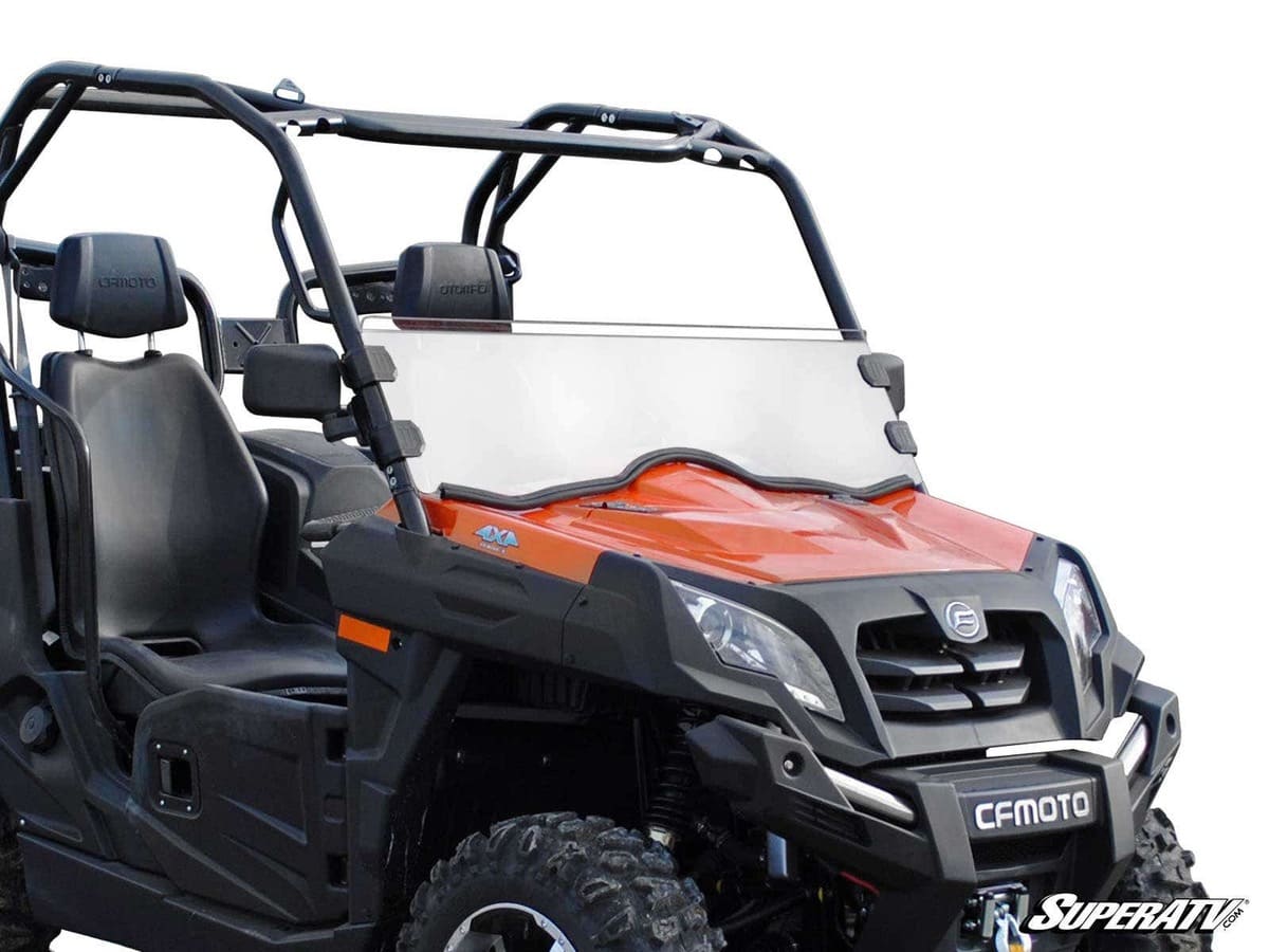 SuperATV Cfmoto Uforce 500 Scratch-Resistant Half Windshield