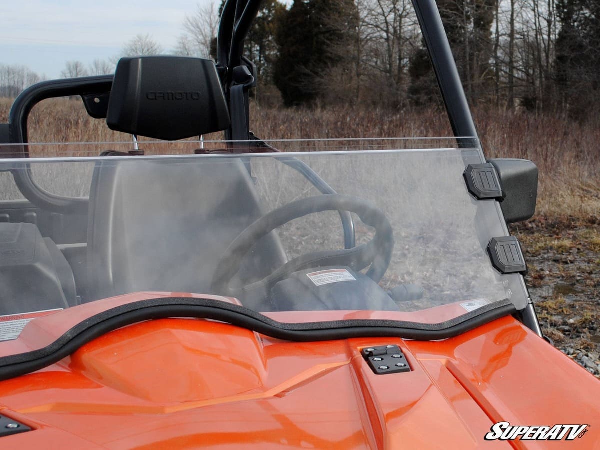 SuperATV Cfmoto Uforce 500 Scratch-Resistant Half Windshield