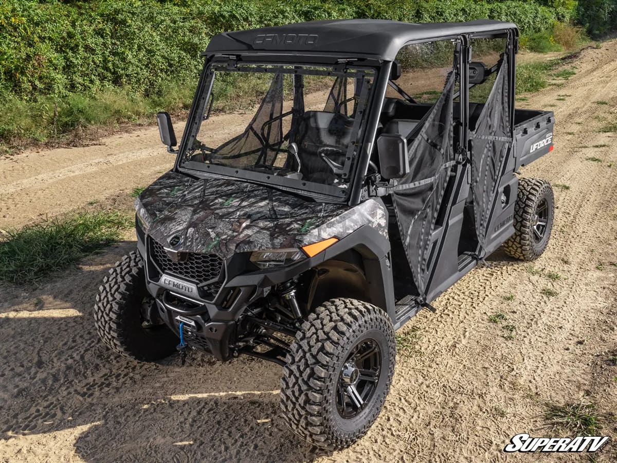 SuperATV CFMoto UForce 800 Flip Windshield