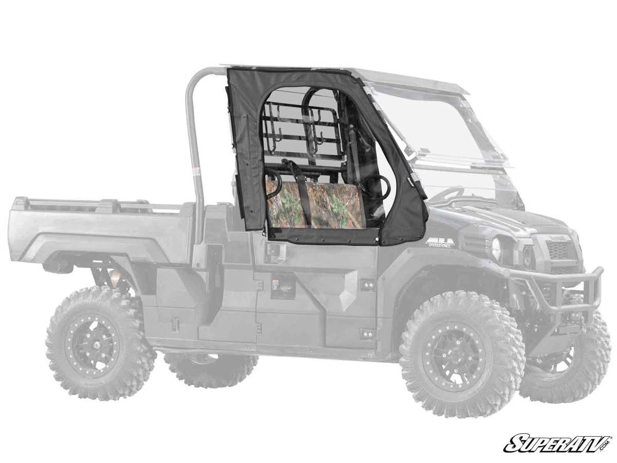 SuperATV Kawasaki Mule Pro FX Primal Soft Cab Enclosure Upper Doors