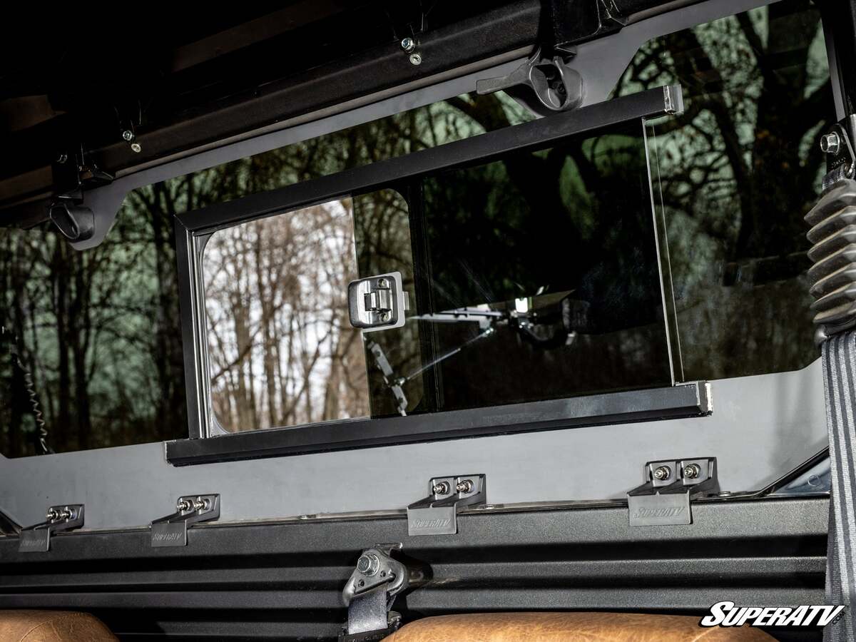 SuperATV Kawasaki Ridge Glass Sliding Rear Windshield