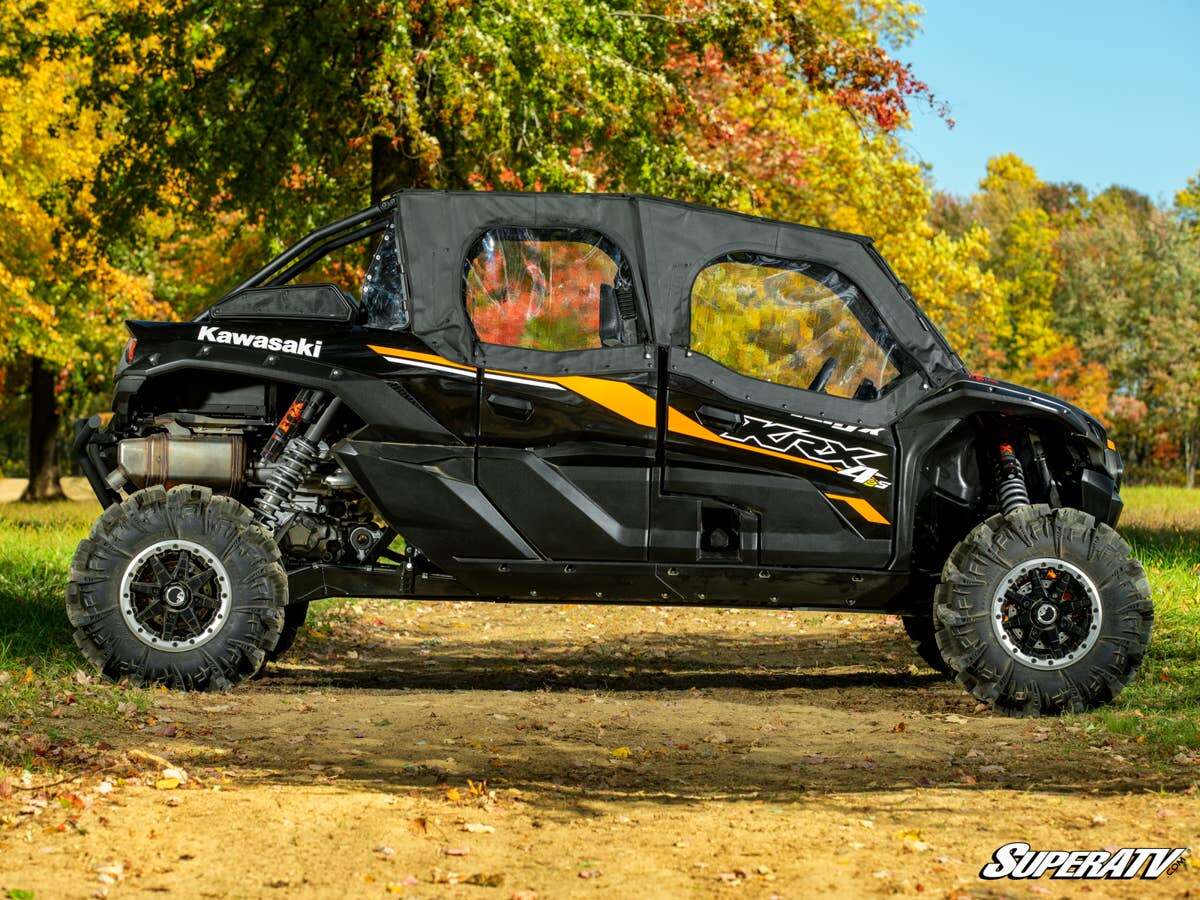SuperATV Kawasaki Teryx KRX 4 1000 Primal Soft Cab Enclosure Upper Doors