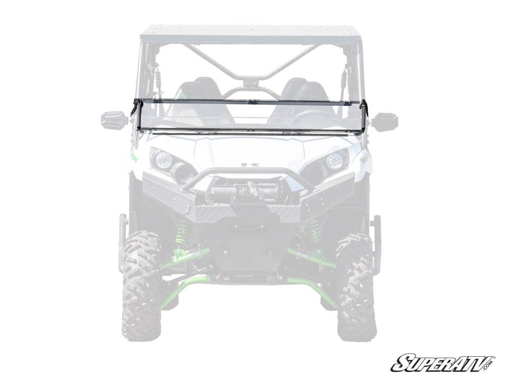 SuperATV Kawasaki Teryx S Scratch-Resistant Flip Down Windshield