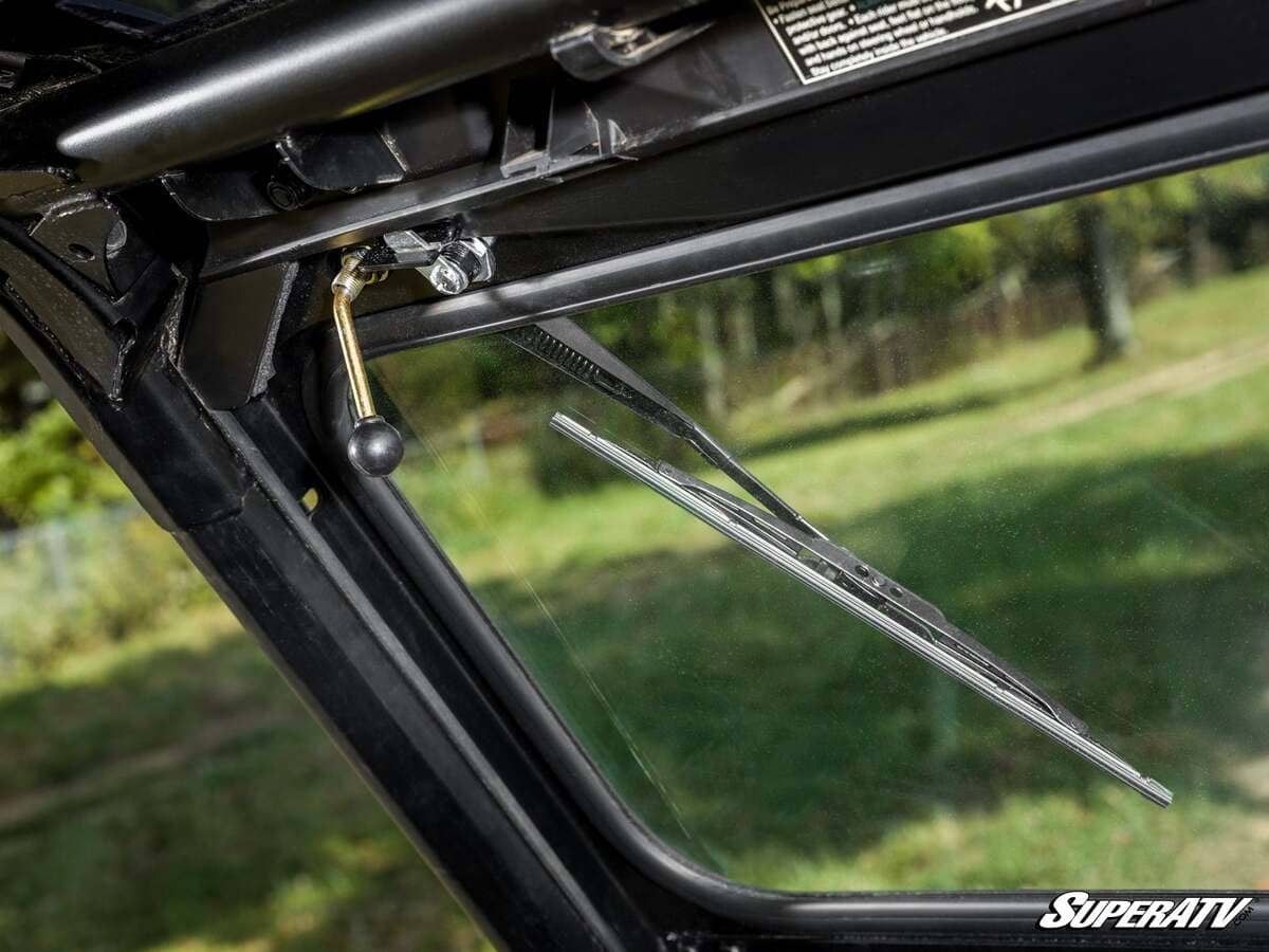 SuperATV Polaris General 1000 Flip-Down Glass Windshield