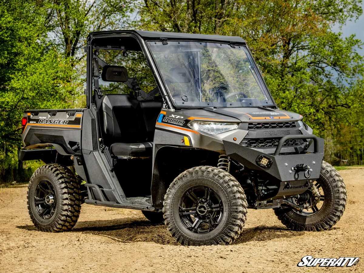 SuperATV Polaris Ranger XP 1000 Flip Windshield